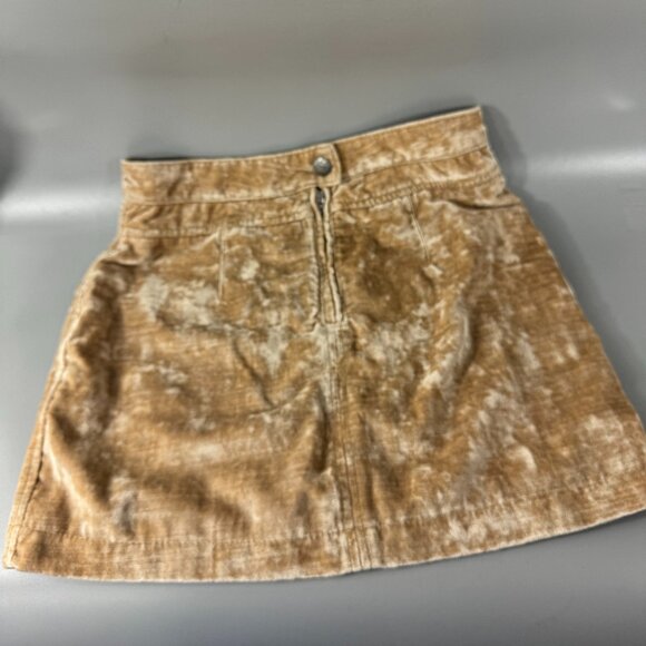 Free People Dust to Dust Velvet Skirt, Size O - Picture 4 of 14
